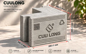 Cửu Long Eco ra mắt dòng gạch bê tông vật liệu xanh sau 14 năm nghiên cứu