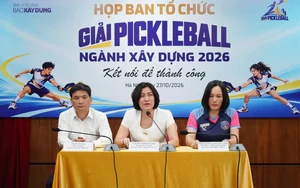Giải Pickleball Xây dựng 2026: Kết nối cộng đồng, lan tỏa tinh thần thể thao toàn ngành