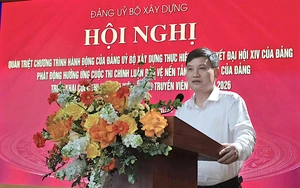 Đảng ủy Bộ Xây dựng quán triệt thực hiện Nghị quyết Đại hội XIV của Đảng