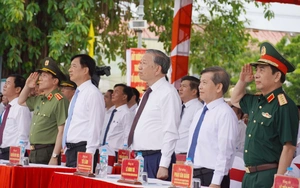 Tổng Bí thư, Chủ tịch nước Tô Lâm dự Lễ Thượng cờ "Thống nhất non sông" tại Quảng Trị