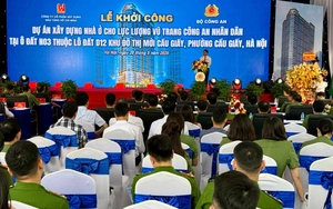 Hà Nội: Khởi công dự án nhà ở dành cho lực lượng vũ trang CAND tại Cầu Giấy