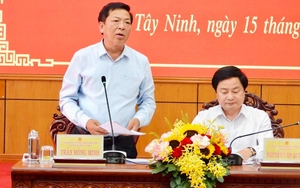 Bộ trưởng Trần Hồng Minh: Khẩn trương triển khai các dự án giao thông động lực ở Tây Ninh