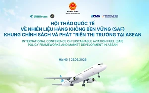 Ngày mai (25/6), Hội thảo quốc tế về nhiên liệu hàng không bền vững được tổ chức