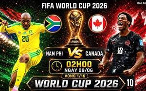 Nhận định, dự đoán tỷ số Nam Phi vs Canada (2h ngày 29/6), vòng 1/16 World Cup 2026