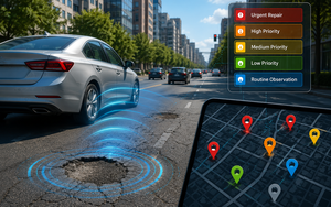Maeda Road unveils connected-car system to detect potholes and improve road maintenance
