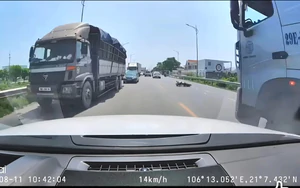 Xe đầu kéo lấn làn, tông xe máy khiến hai vợ chồng 72 tuổi ở Bắc Ninh tử vong thương tâm