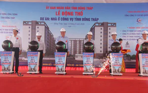 Đồng Tháp: Khởi công dự án nhà ở công vụ 8 tầng, 285 căn hộ