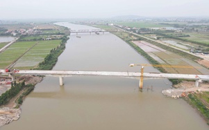 Cận cảnh cầu Cẩm Lý sắp hoàn thành, giúp tách đường bộ với đường sắt tại Bắc Ninh