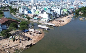 Toàn cảnh dự án hơn 7.300 tỷ đồng bên bờ Bắc kênh Đôi sau hơn 7 tháng thi công