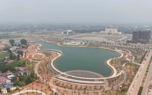 Hình hài công viên, hồ điều hòa 300 tỷ đồng của đô thị trẻ Thái Nguyên