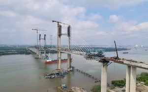 Dốc lực thi công cầu Phước Khánh để kịp về đích tháng 7
