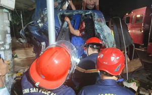 Bản tin TNGT 9/4: Tài xế taxi tử vong sau va chạm xe tải trên đường Hồ Chí Minh