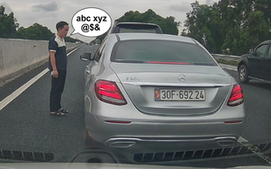 Tài xế tạt đầu xe khác rồi dừng giữa cao tốc Hà Nội - Hải Phòng để tranh cãi