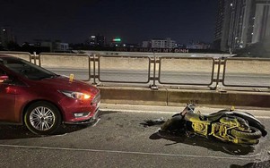 Tai nạn giao thông 27/7: Xe máy đi ngược chiều đối đầu ô tô trên Vành đai 3 trên cao