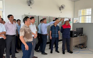 Đập dâng lớn nhất Quảng Ngãi bước vào giai đoạn chạy thử, đồng bộ thiết bị