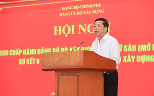 Bộ trưởng Trần Hồng Minh: Giải ngân 100% kế hoạch vốn là mệnh lệnh