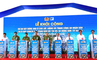Hà Nội: Khởi công dự án nhà ở cho lực lượng công an