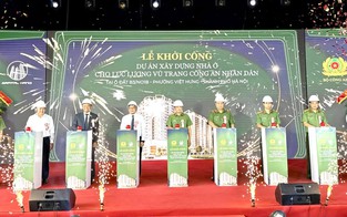 Khởi công khu nhà ở cho lực lượng Công an nhân dân tại Hà Nội