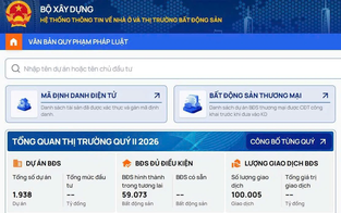 Nhiều tỉnh, thành tăng tốc cập nhật dữ liệu về nhà ở và thị trường bất động sản