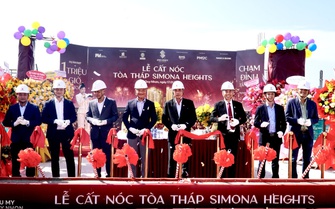 Cất nóc dự án cải tạo chung cư Trần Bình Trọng ở Gia Lai