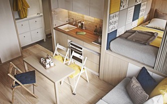 Tối ưu công năng nội thất trong căn hộ studio như thế nào?