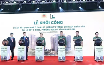 Khởi công dự án nhà ở hơn 4.800 tỷ đồng cho lực lượng công an tại Ninh Bình