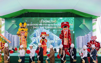 Khởi công dự án nhà ở xã hội quy mô 1.900 căn hộ ở Hà Tĩnh