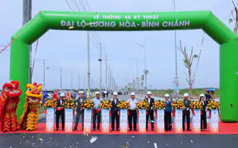 Đại lộ Lương Hòa - Bình Chánh chính thức thông xe, cửa ngõ phía Tây TP.HCM tăng sức hút