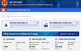 Nhiều tỉnh, thành tăng tốc cập nhật dữ liệu về nhà ở và thị trường bất động sản
