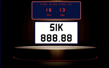 Phạt tiền người bỏ cọc đấu giá biển số