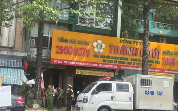 Khám xét trụ sở nhà xe Thành Bưởi ở TP.HCM