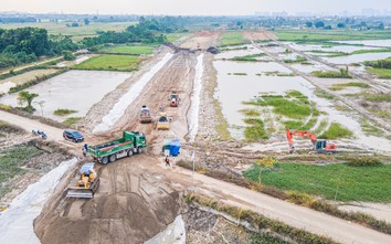 Huy động cả nghìn công nhân đẩy tiến độ dự án Vành đai 4 Vùng Thủ đô