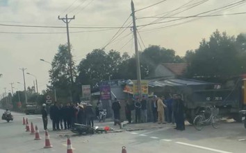 Xe máy kẹp 3 lao vào xe tải: 1 người tử vong, 2 người bị thương