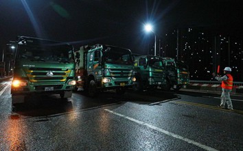 Xuyên đêm "kiểm tra sức khoẻ" cầu Thăng Long sau 40 năm khai thác