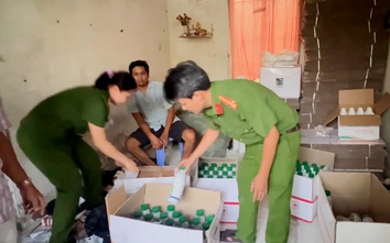 Triệt phá đường dây sản xuất, buôn bán thuốc bảo vệ thực vật giả lớn ở An Giang