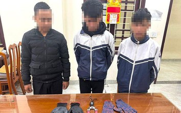 Nhóm thanh niên nghiện game đập hàng loạt kính ô tô trộm cắp tài sản