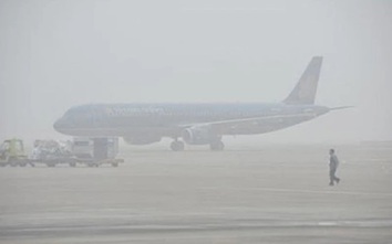 Nhiều chuyến bay không thể hạ cánh do sân bay Vinh dày đặc sương mù