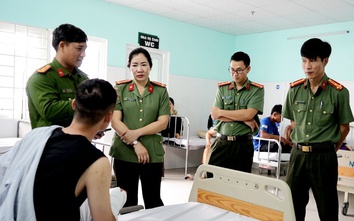 Bắt đối tượng vận chuyển ma tuý, thượng uý công an bị chém