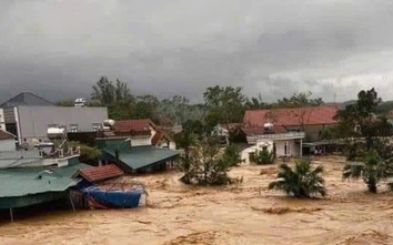 Quảng Ninh: Vỡ đập ngăn trên sông, nước tràn gây ngập 3 thôn