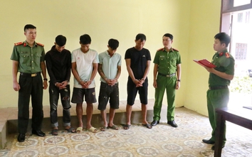 Nghệ An: Bắt 4 đối tượng lợi dụng người dân chạy lũ để trộm cắp tài sản