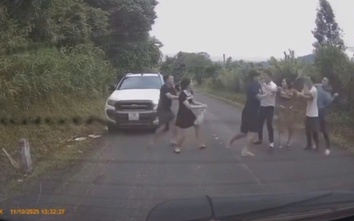 Công an làm việc với hai nhóm người ẩu đả sau va chạm giao thông ở Lâm Đồng