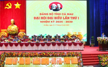 Đại hội Đảng bộ tỉnh Cà Mau xác định 6 nhiệm vụ trọng tâm, 3 khâu đột phá