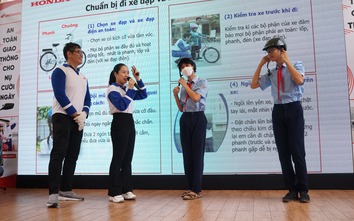 CSGT Đồng Tháp đào tạo kỹ năng lái xe an toàn cho hàng nghìn sinh viên