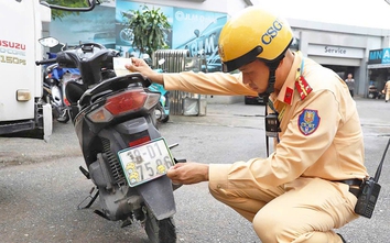 Xử nghiêm chiêu trò che biển số, né phạt nguội