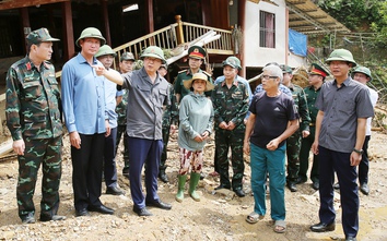 Phó Thủ tướng Trần Hồng Hà kiểm tra khắc phục hậu quả bão số 10 tại Lào Cai