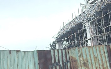 Sập giàn giáo tại Hải Phòng, 2 người chết, 1 người bị thương