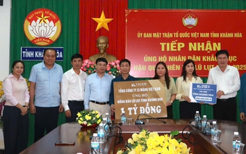 VICEM trao 6 tỷ đồng, hỗ trợ  bà con miền Trung tái thiết