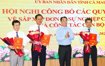 Cà Mau công bố giám đốc, phó giám đốc Ban quản lý dự án chuyên ngành tỉnh