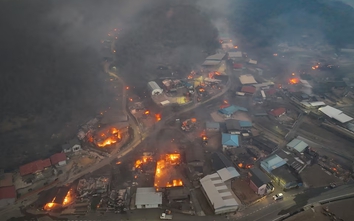 Cháy rừng kinh hoàng tại Hàn Quốc: Ít nhất 18 người thiệt mạng, 27.000 người phải sơ tán