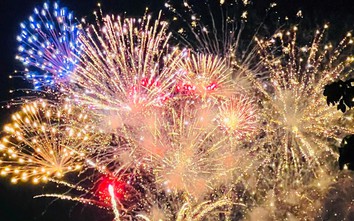 Phú Thọ bắn pháo hoa dịp Giỗ Tổ Hùng Vương năm Ất Tỵ 2025